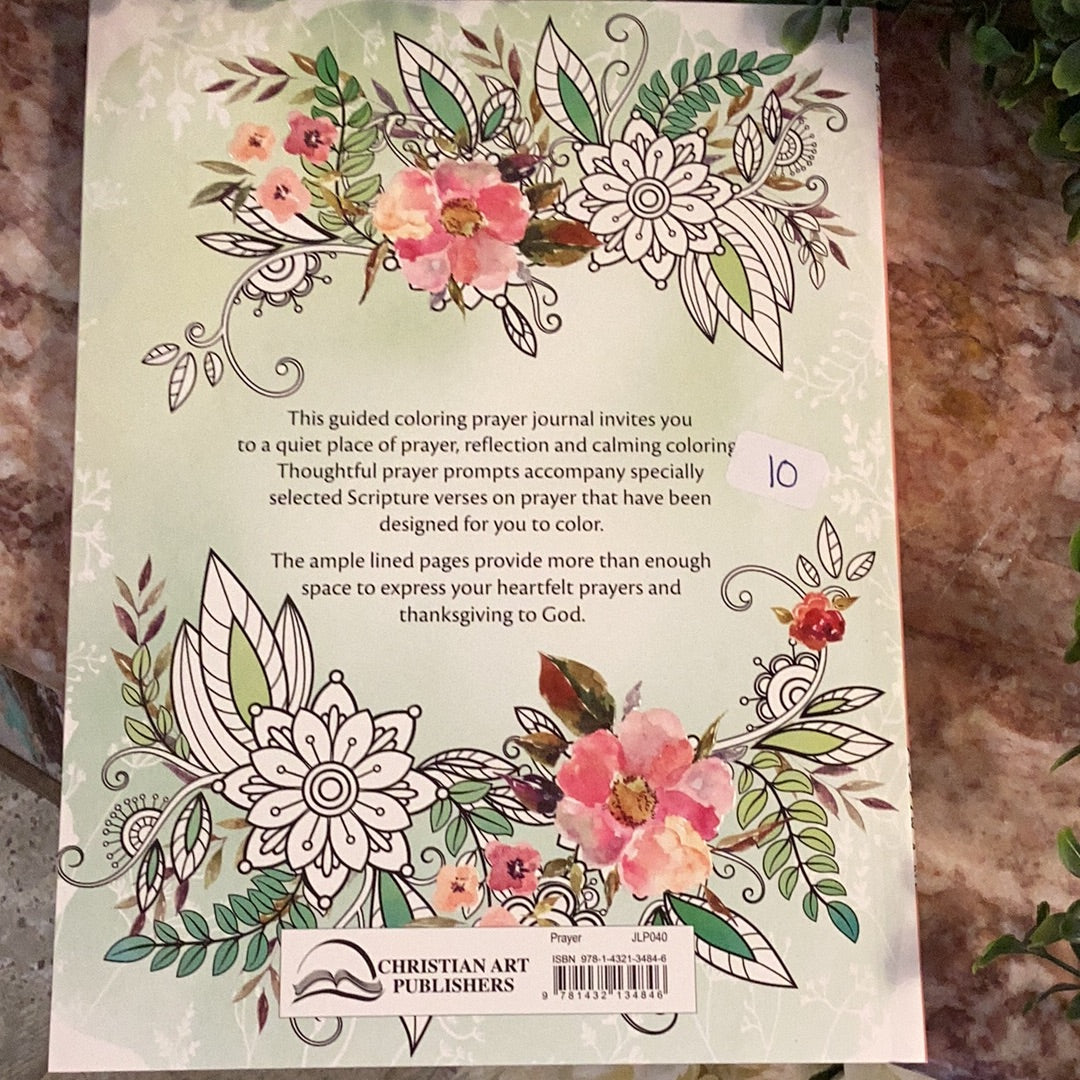 My coloring prayer journal