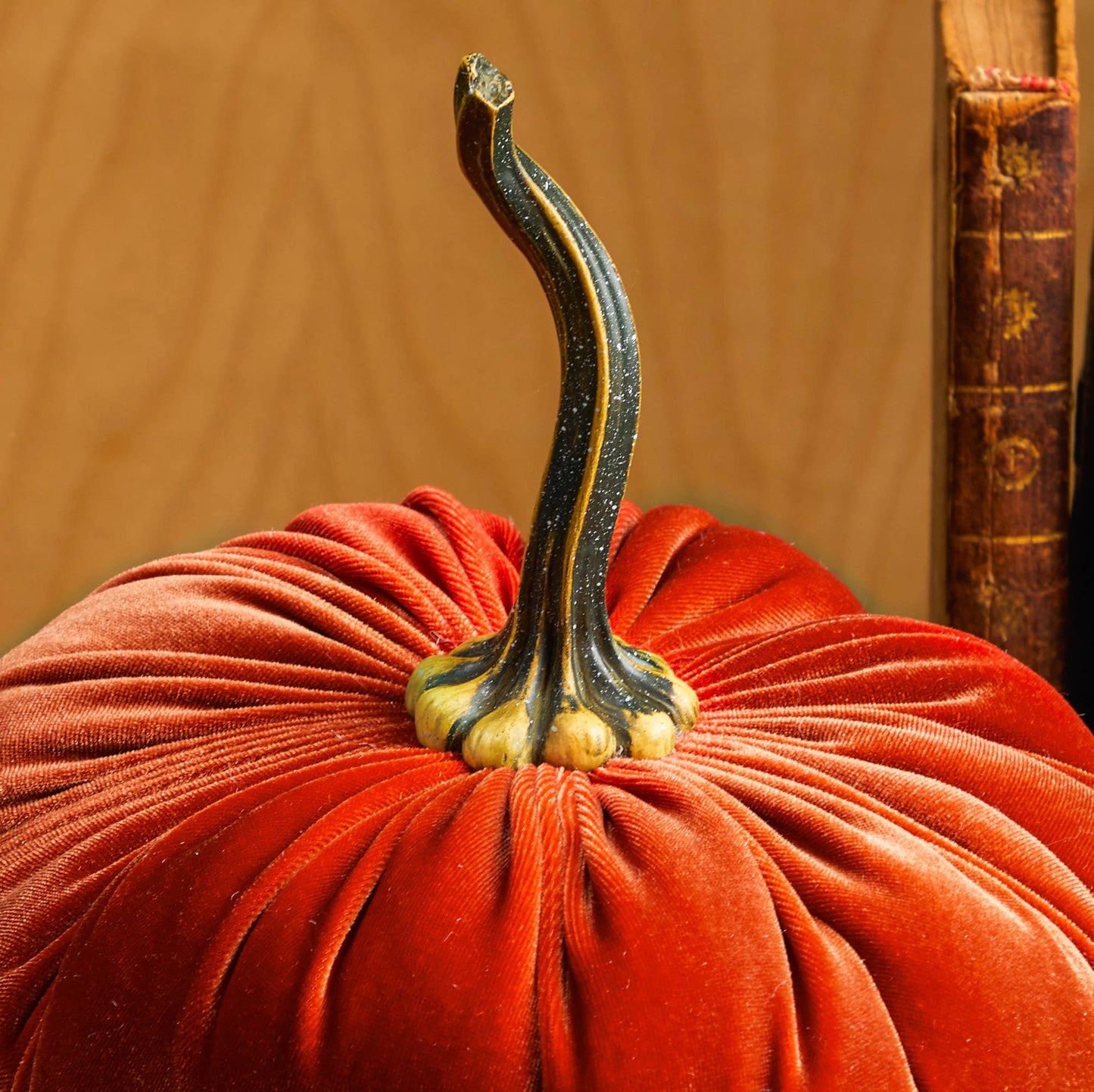 Pumpkin Extra Large Velvet, Fall Accent Decor, Centerpiece