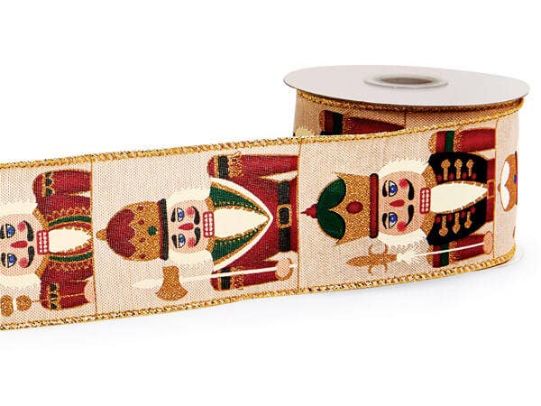 Wired Christmas Print Ribbon