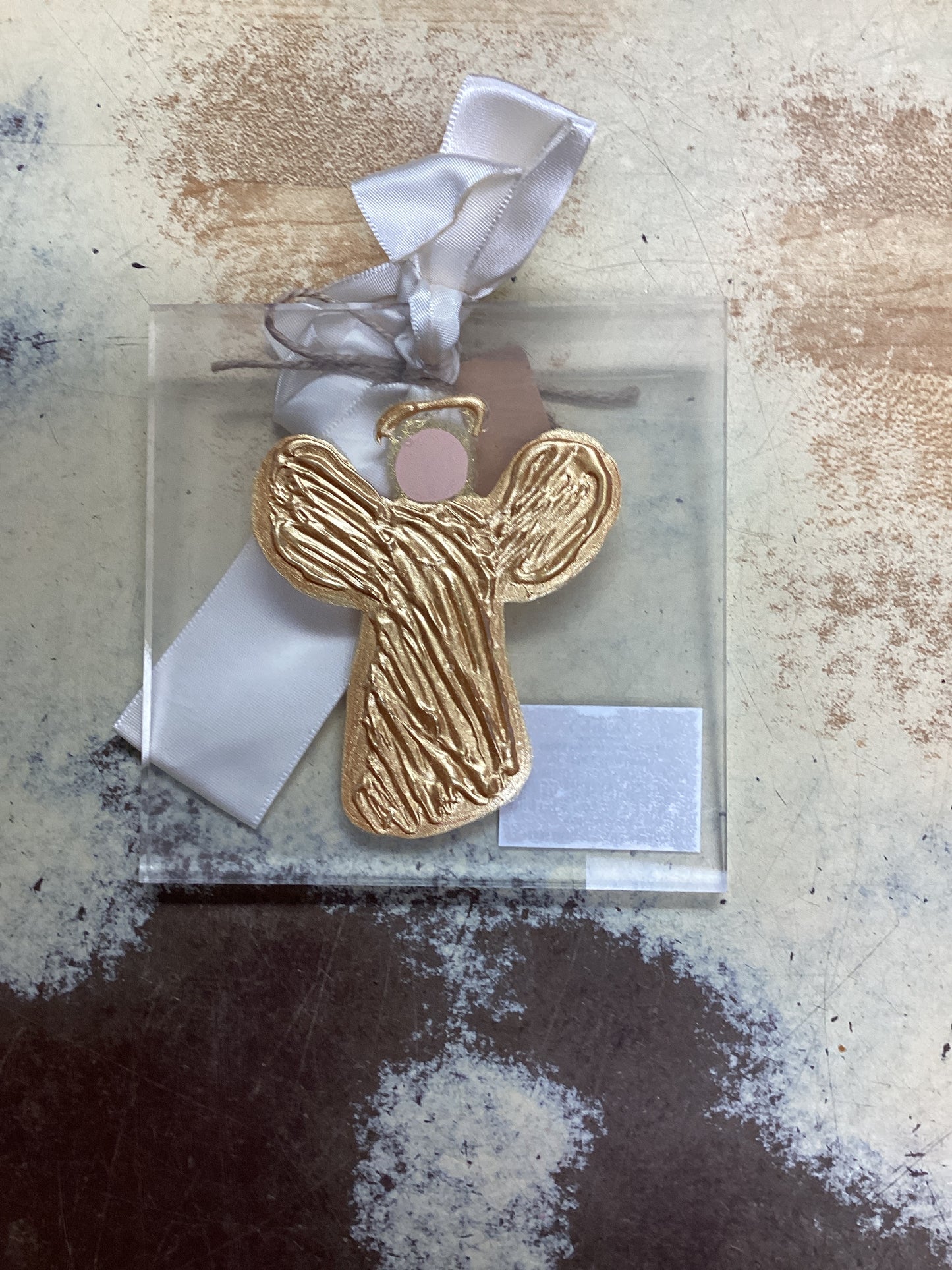 Angel acrylic ornament