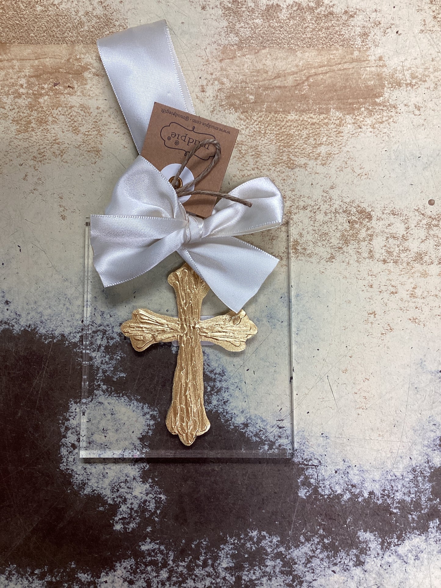 Cross acrylic ornament