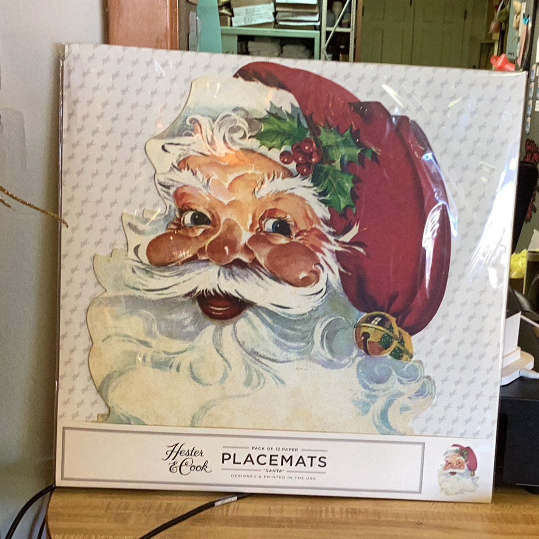 Hester &Cook Santa Placemats