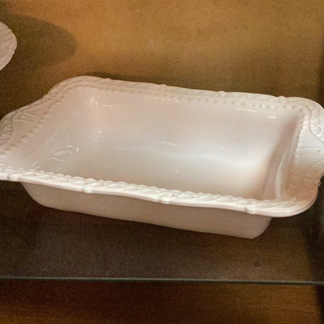 Pottery small baking dish