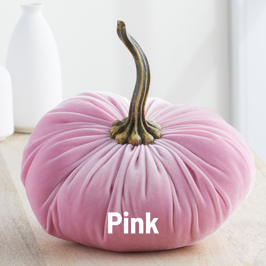 Pumpkin Extra Large Velvet, Fall Accent Decor, Centerpiece