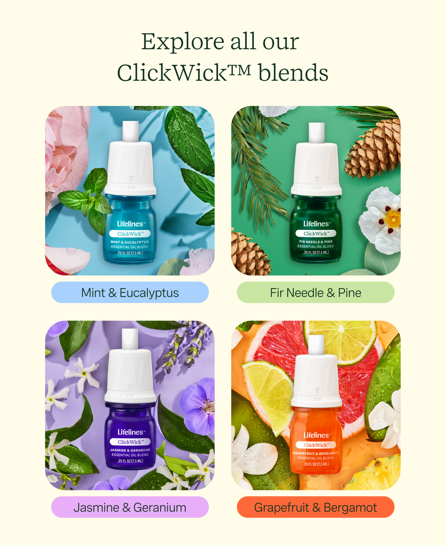 ClickWick™ Replacement Bloom, Citrus (Universal)