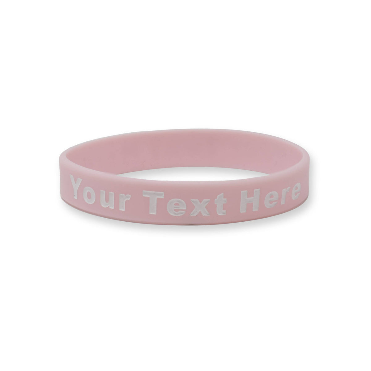 200 Pack - Solid - Custom Ink Injected Silicone Wristbands