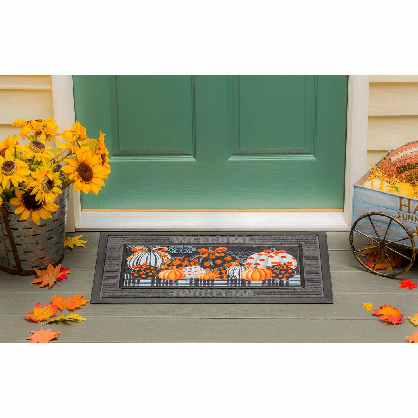 Elegant Patterned Pumpkins Sassafras Switch Mat