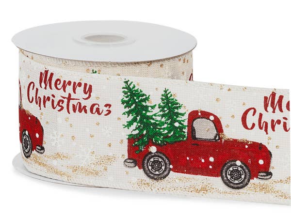 Wired Christmas Print Ribbon