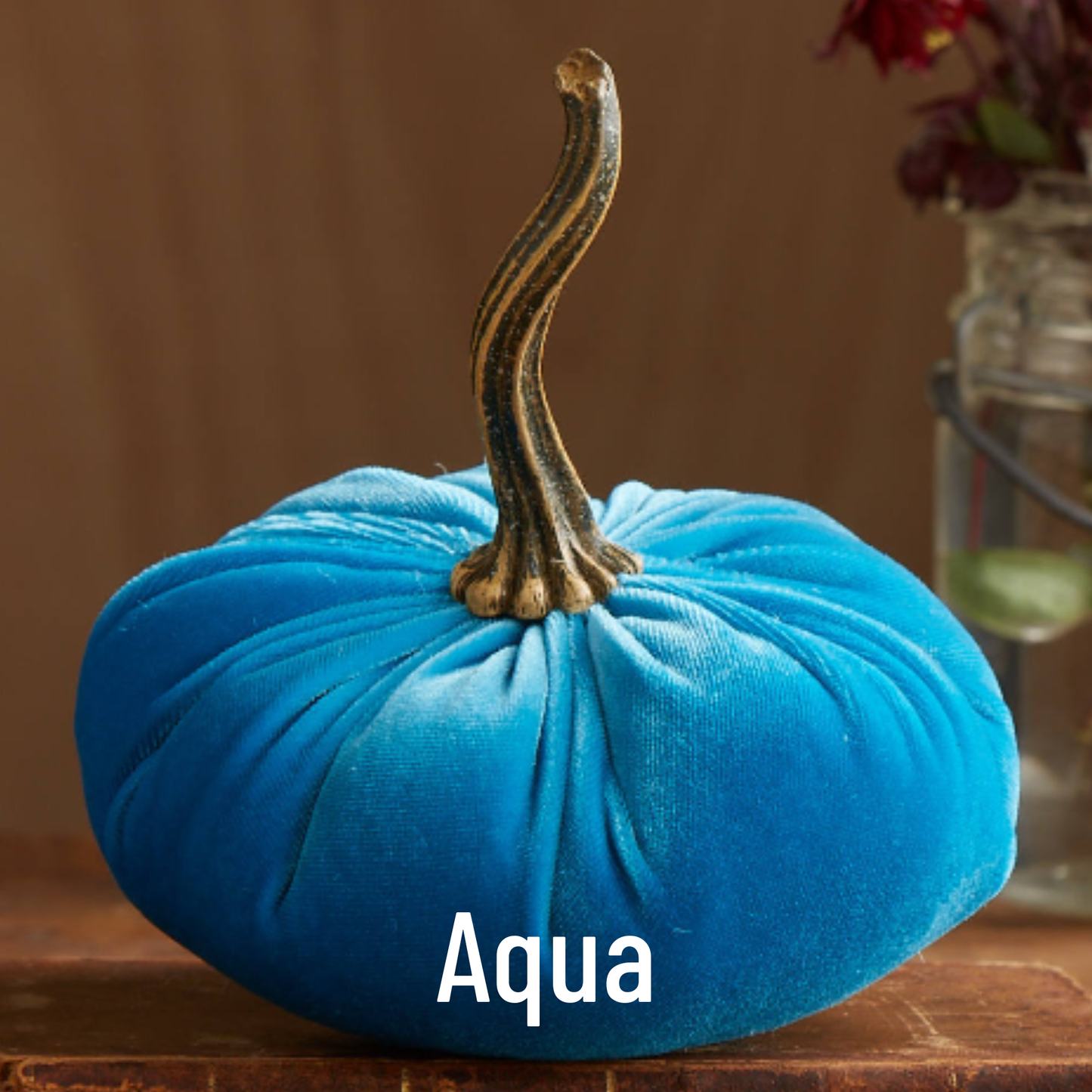 Pumpkin Large Velvet, Fall Decor, Shelf Sitter, Tablescape