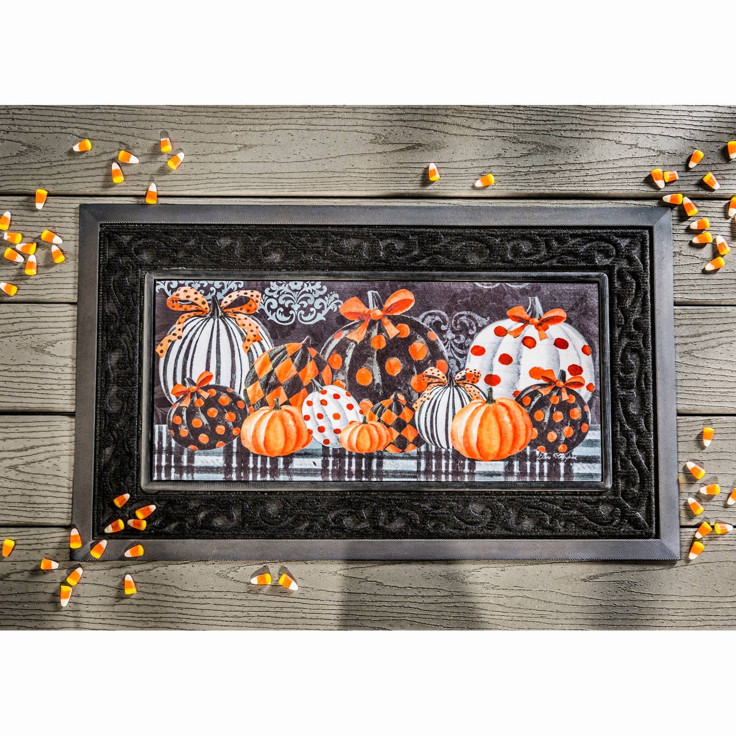 Elegant Patterned Pumpkins Sassafras Switch Mat