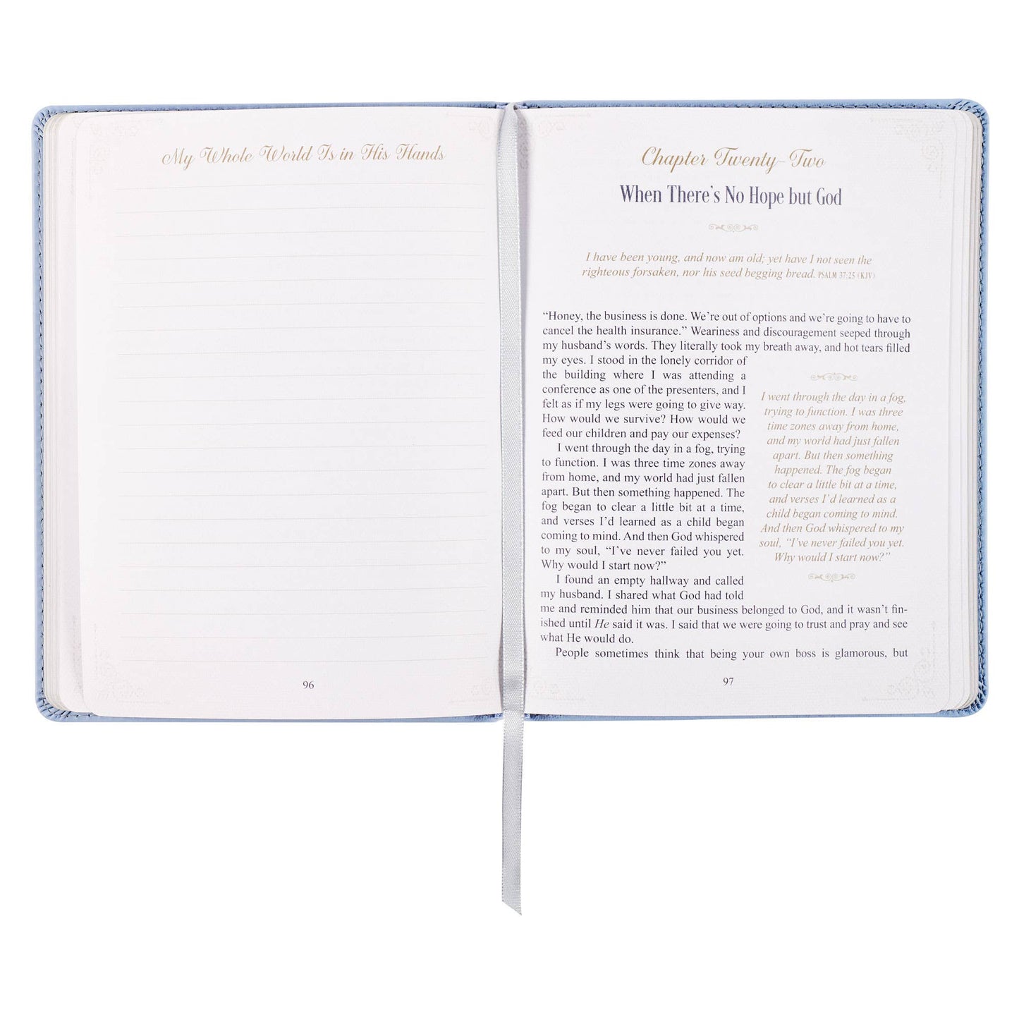 Devotional Hope that Endures Faux leather