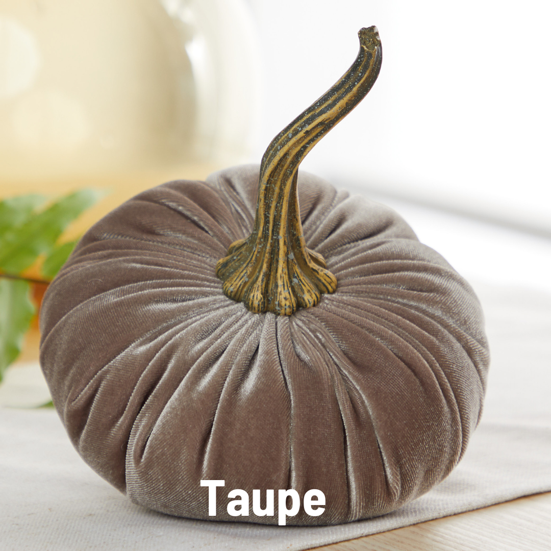 Pumpkin Large Velvet, Fall Decor, Shelf Sitter, Tablescape