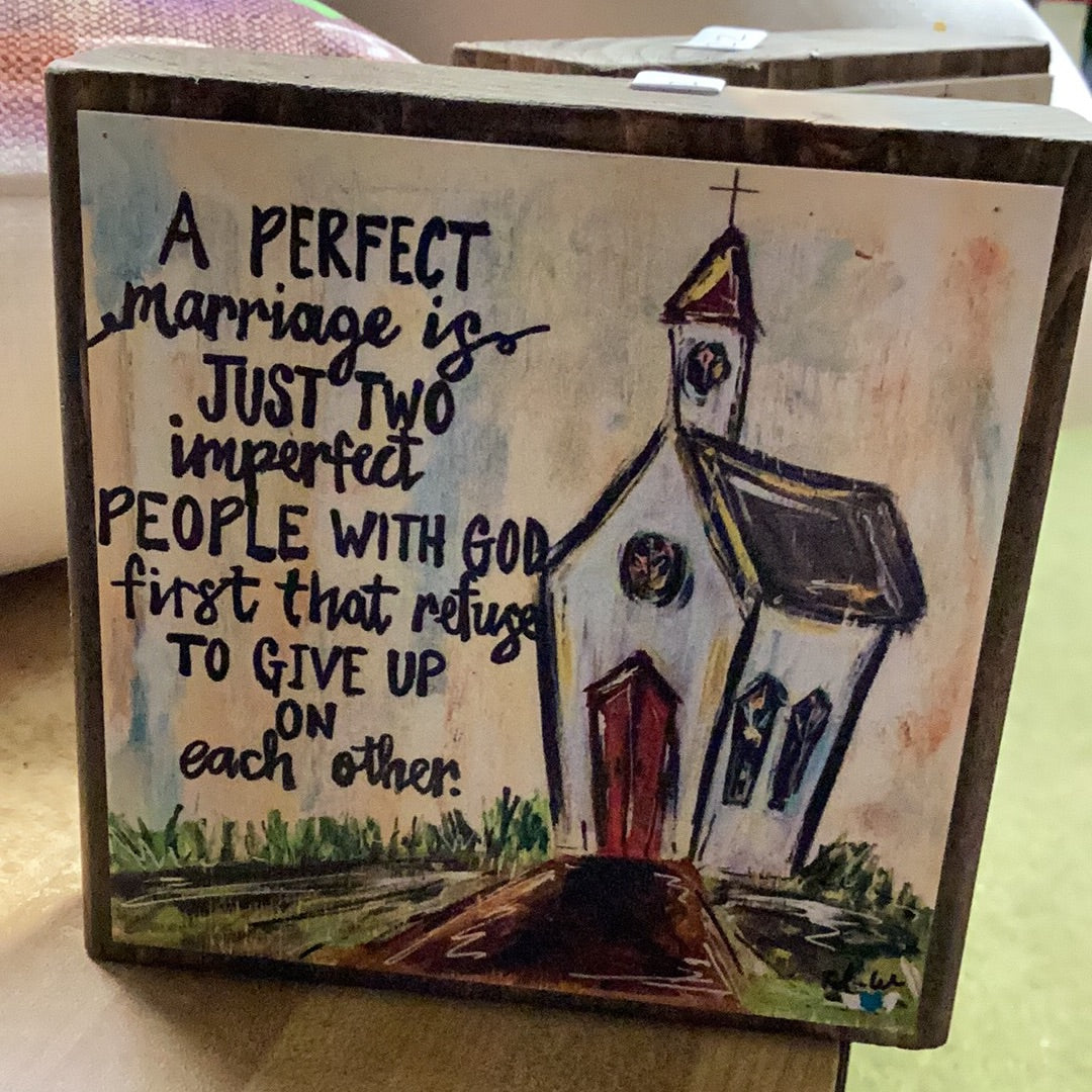 A perfect marriage block