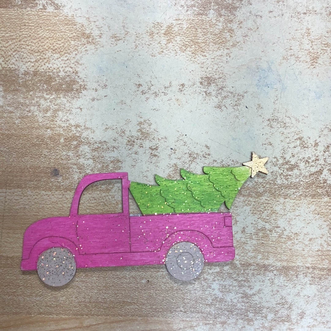 Pink truck