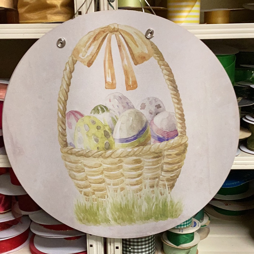 Easter egg door hanger