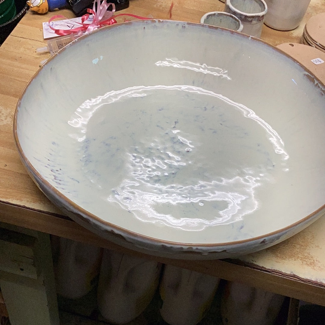 Large pottery platter