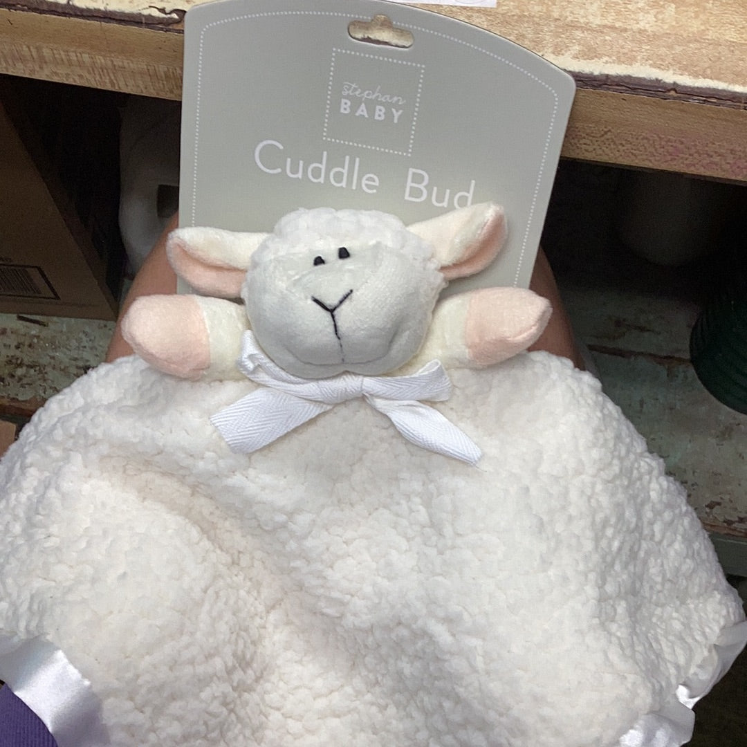 Lamb cuddle bud blanket
