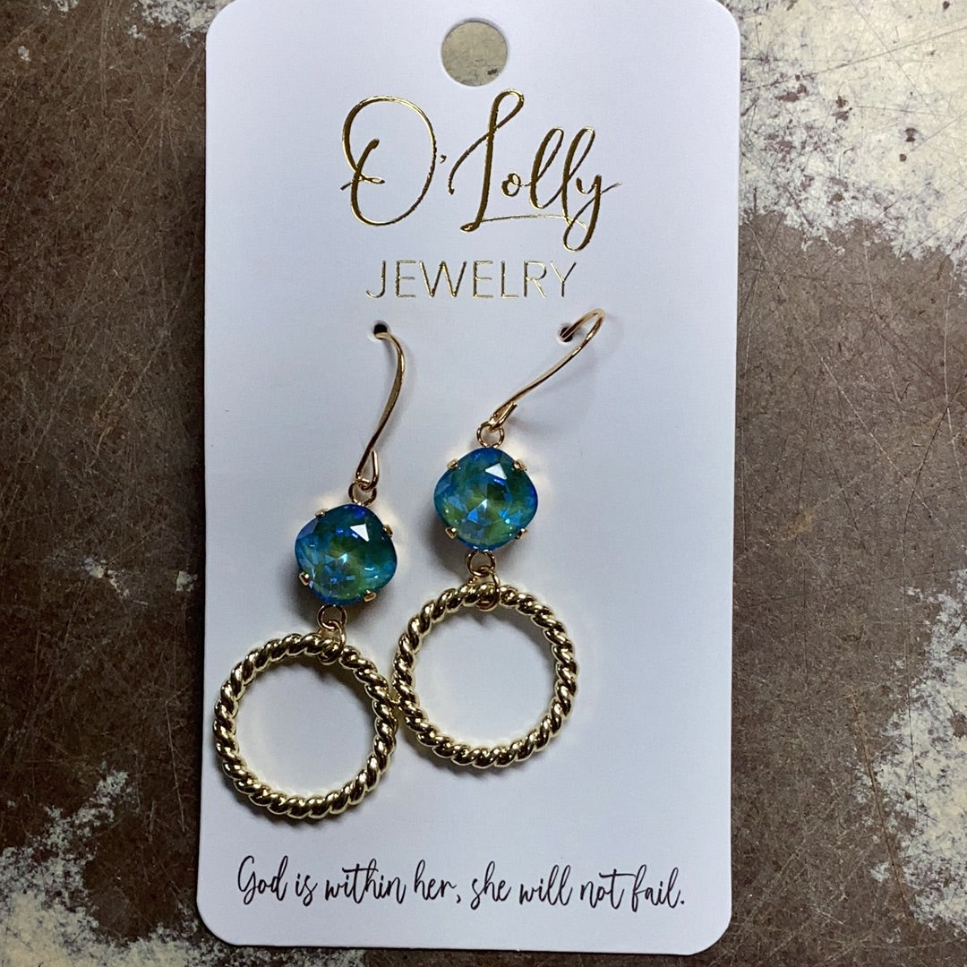 O lolly earring