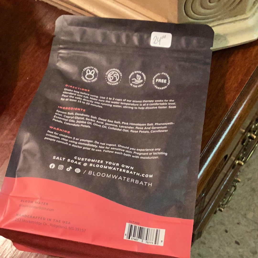 Flower shop bath soak