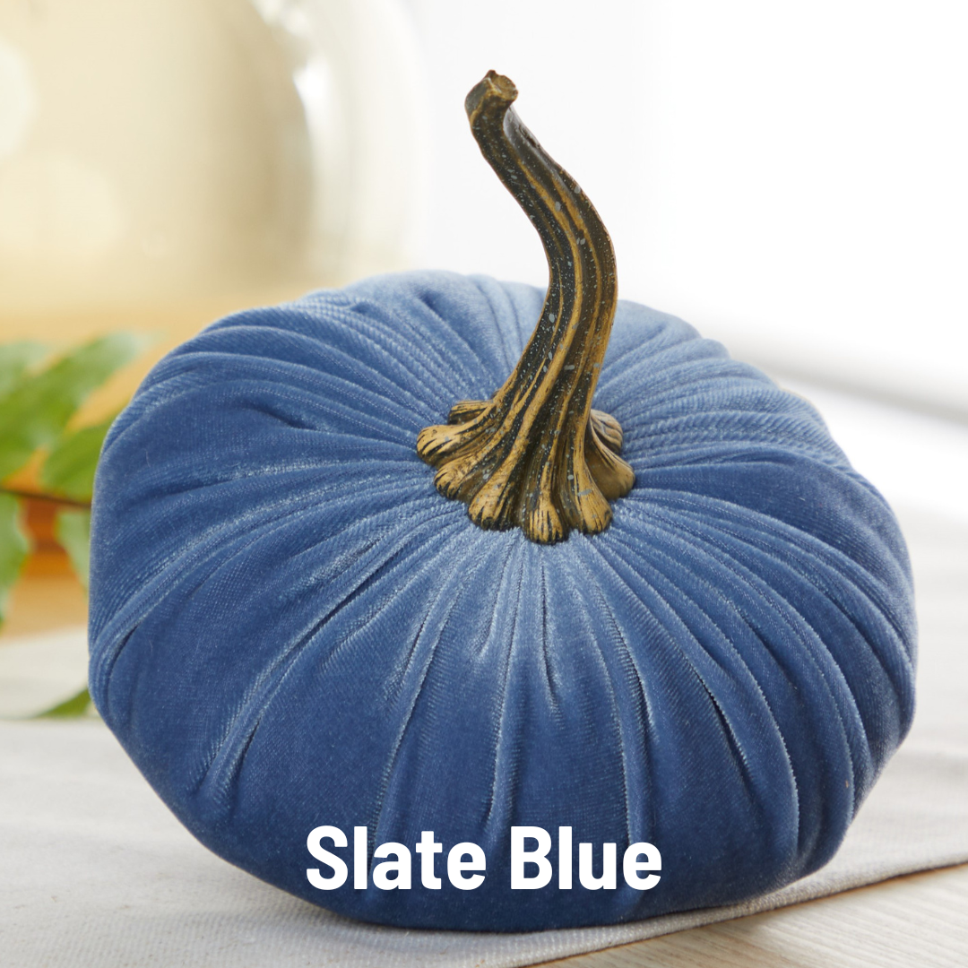 Pumpkin Large Velvet, Fall Decor, Shelf Sitter, Tablescape
