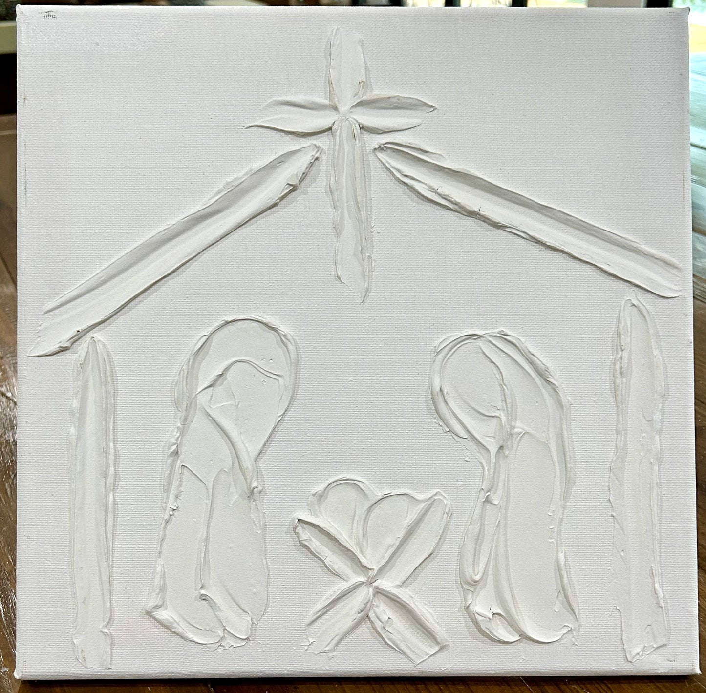 Paint Your Own Canvas Christmas nutcracker santa nativity