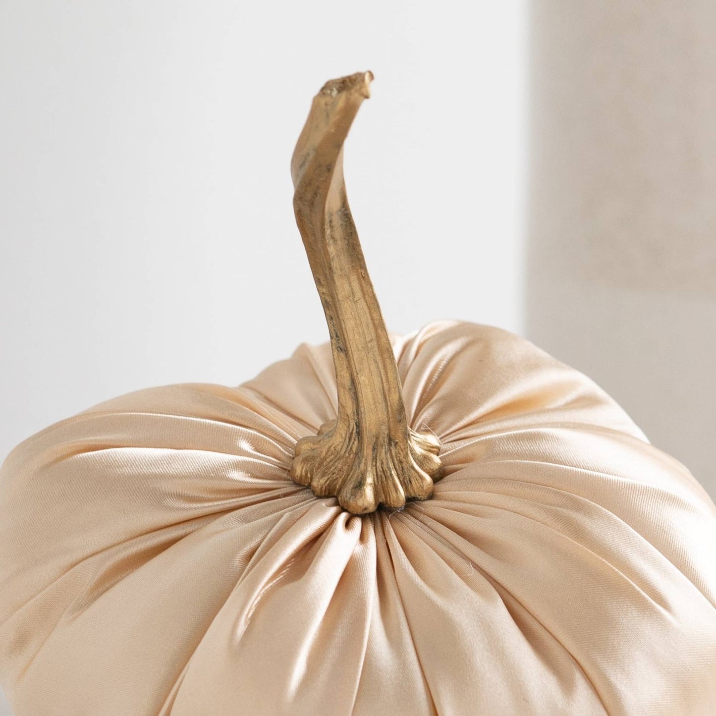 Satin Pumpkins Lush Bookshelf Decor, Wedding All season