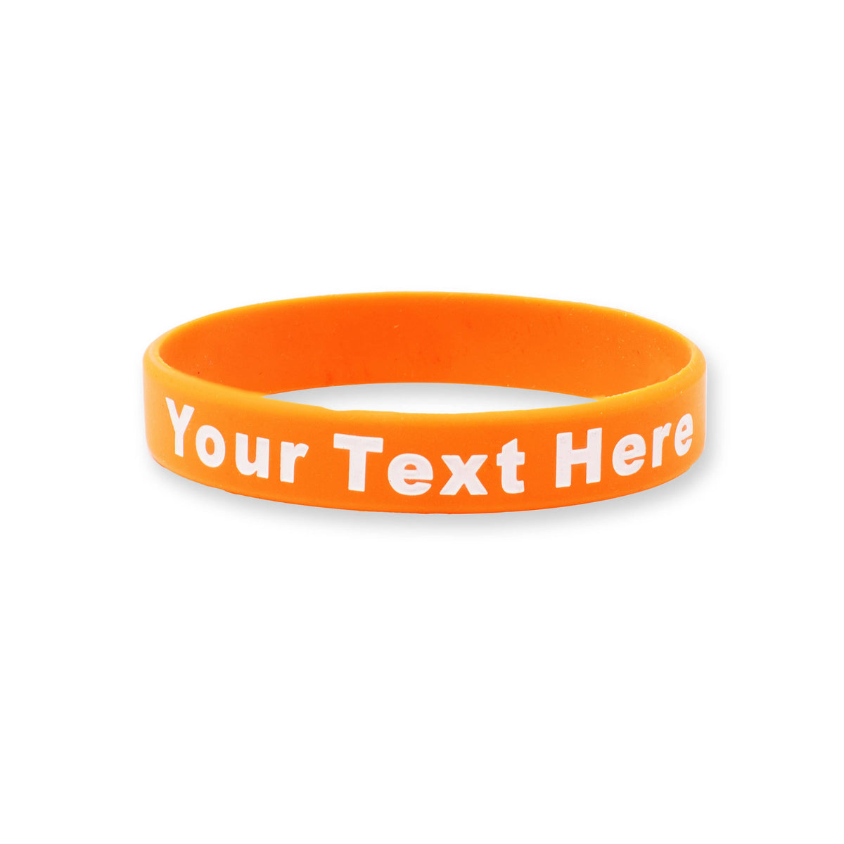 200 Pack - Solid - Custom Ink Injected Silicone Wristbands