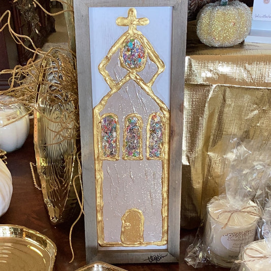 Gold church painting