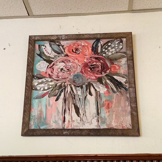 Large flower painting