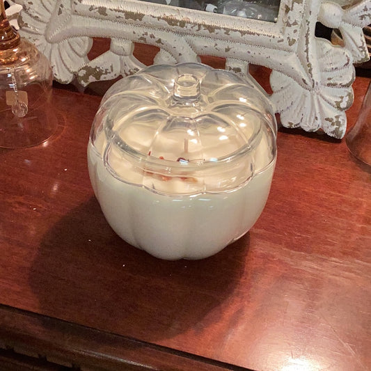 Fall festival pumpkin candle