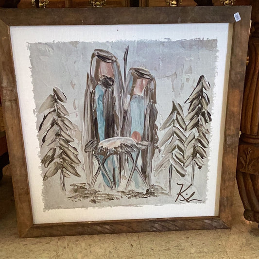 Nativity painting