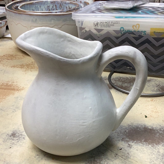 Pottery pitcher