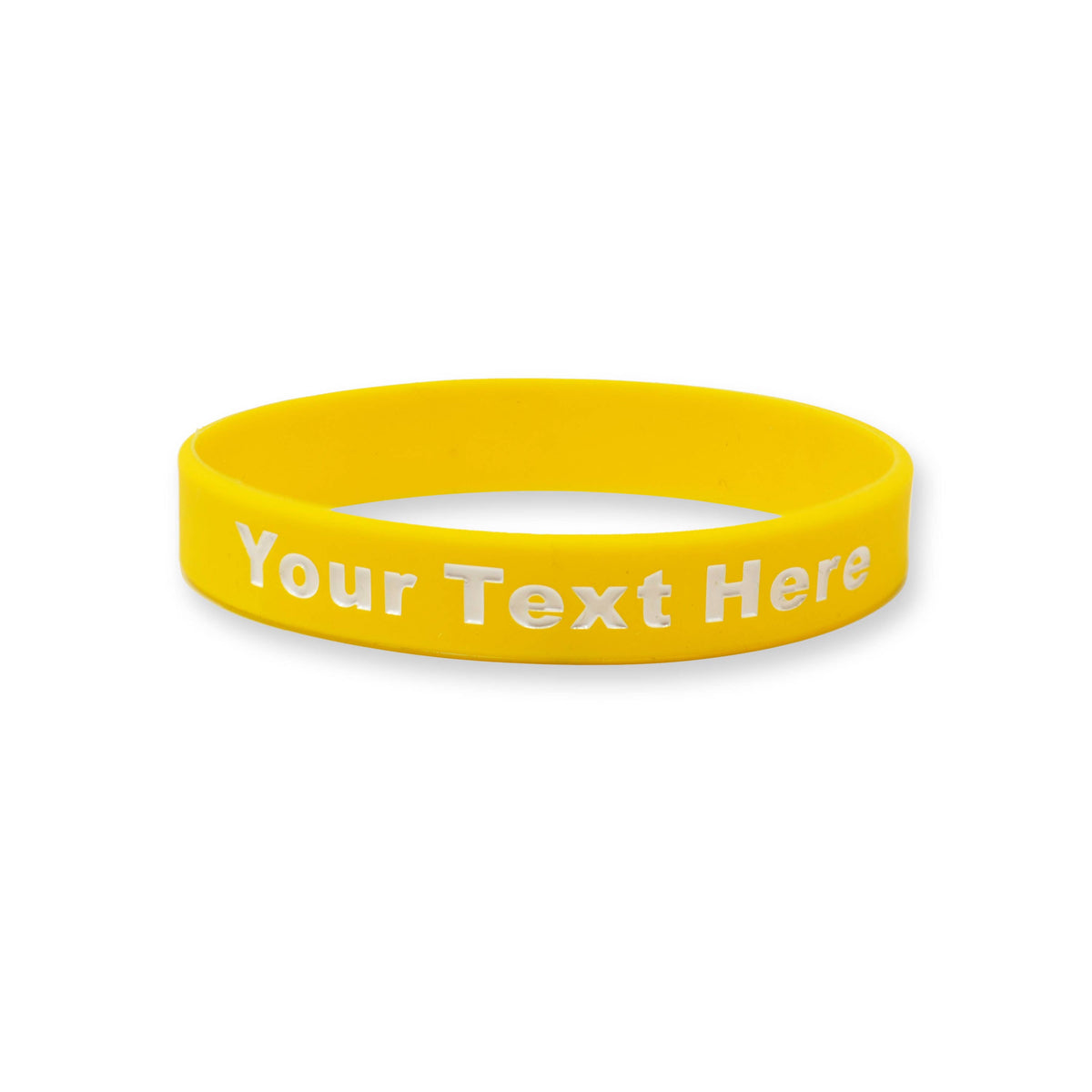 200 Pack - Solid - Custom Ink Injected Silicone Wristbands
