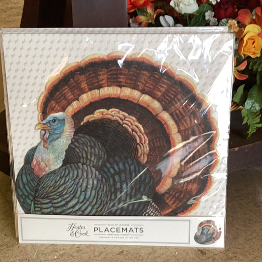 Hester and cook Turkey placemats