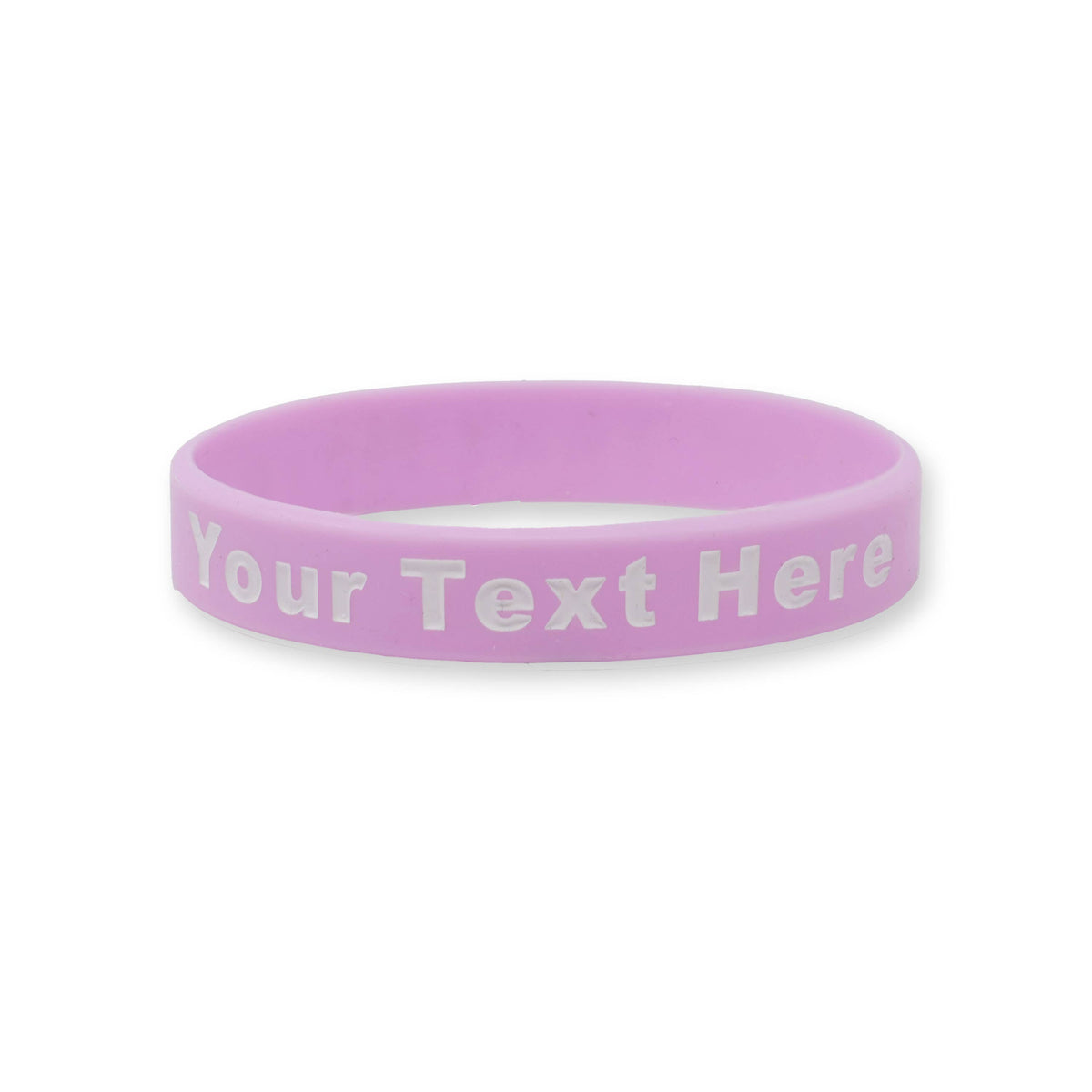 200 Pack - Solid - Custom Ink Injected Silicone Wristbands