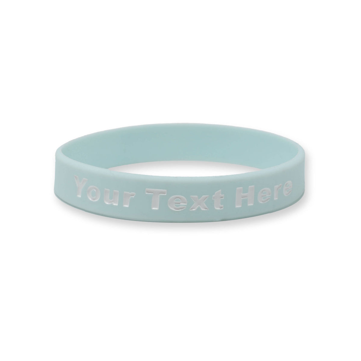 200 Pack - Solid - Custom Ink Injected Silicone Wristbands