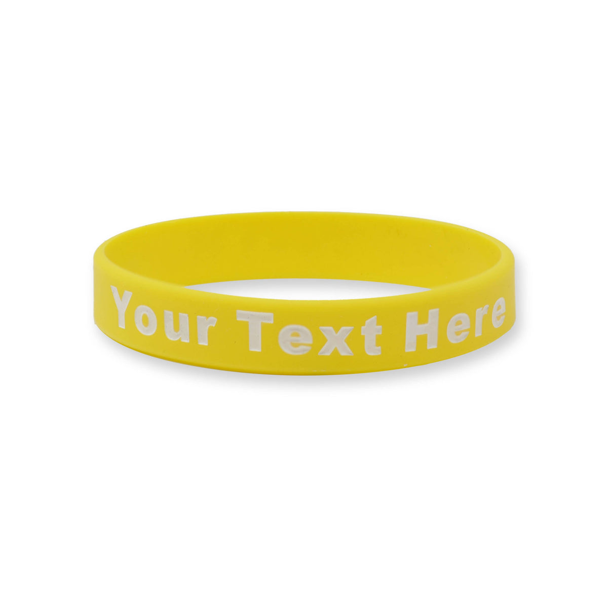 200 Pack - Solid - Custom Ink Injected Silicone Wristbands