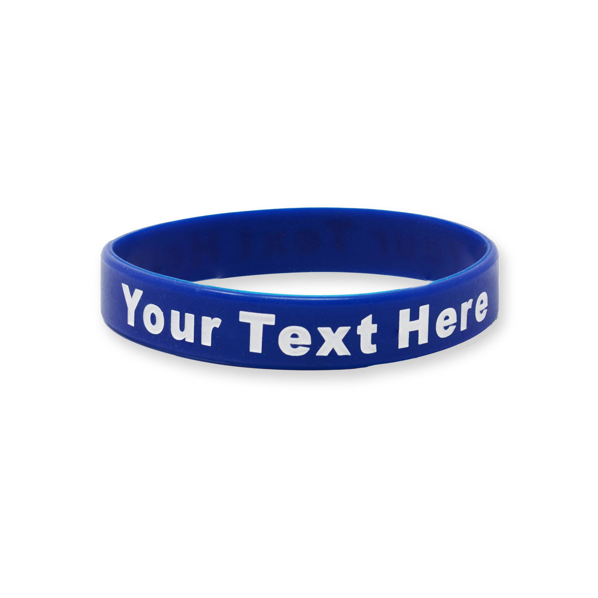 200 Pack - Solid - Custom Ink Injected Silicone Wristbands