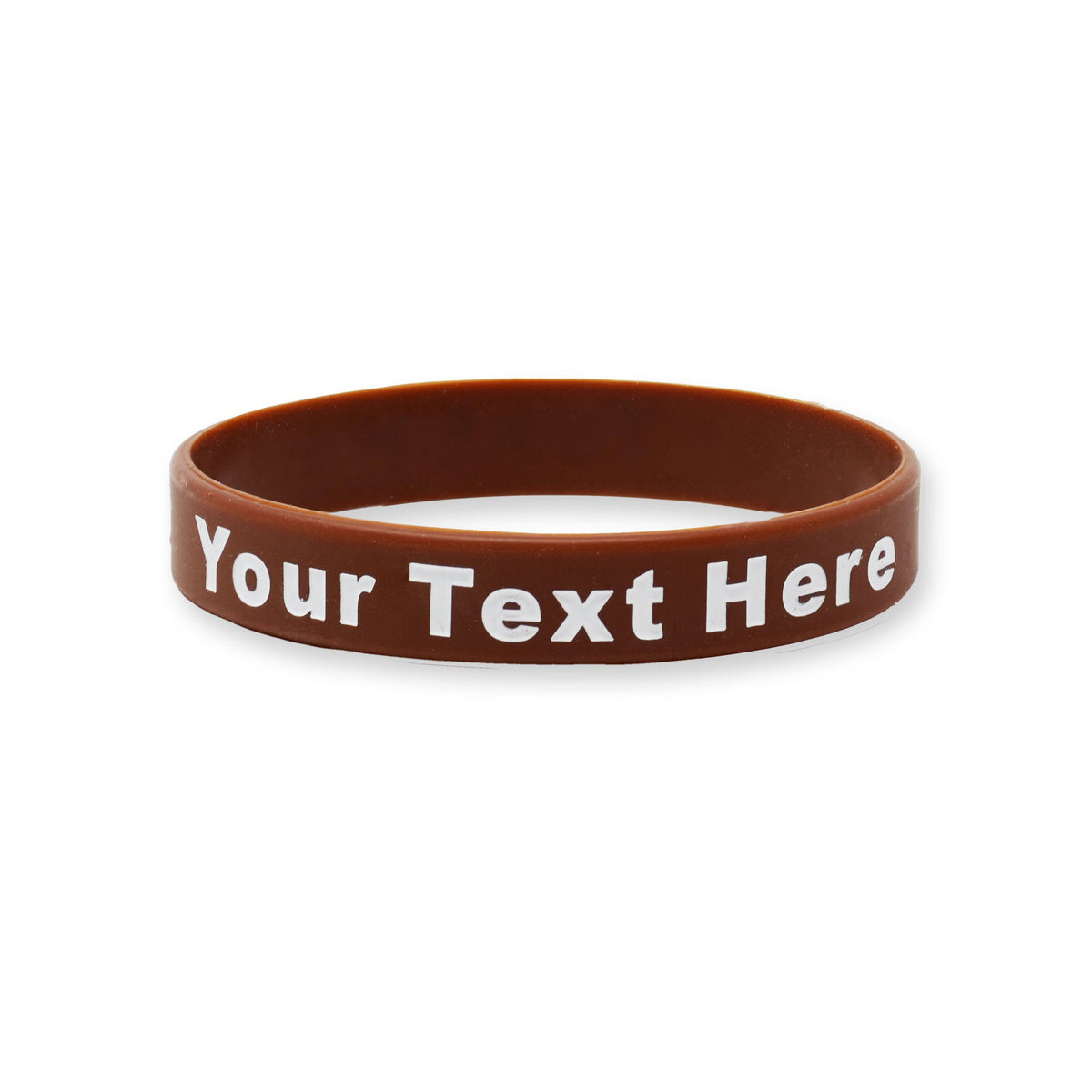 200 Pack - Solid - Custom Ink Injected Silicone Wristbands