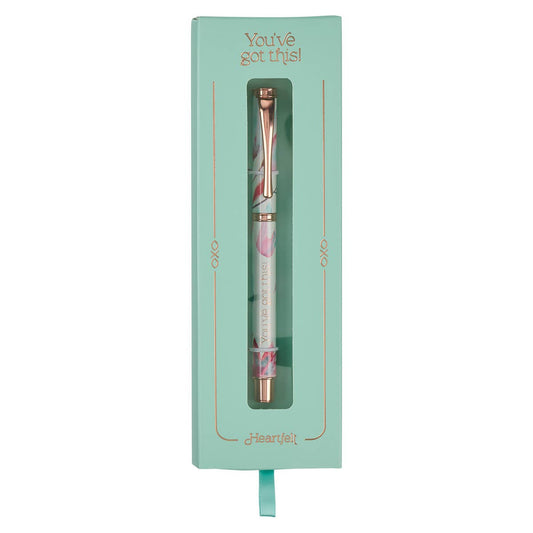 Pen in Gift Box Pink Petals Got This