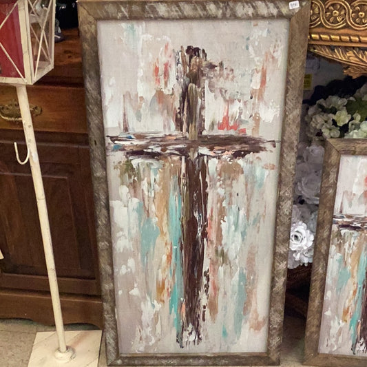 Large cross painting
