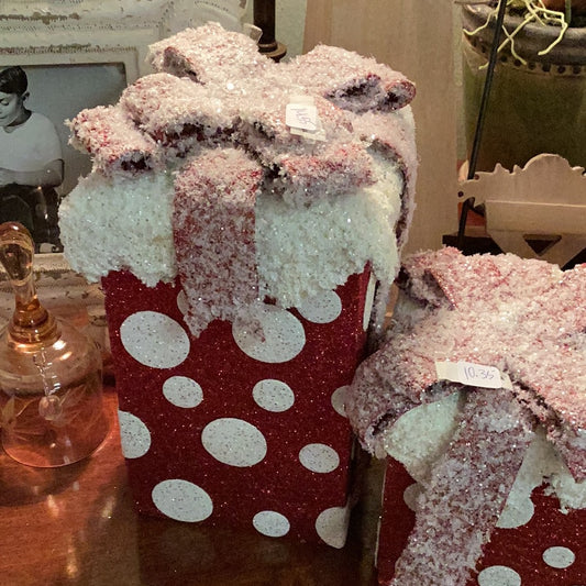 Large red gift box