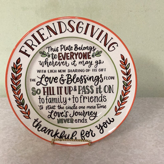 Friendsgiving plate