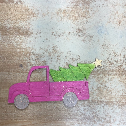 Pink truck