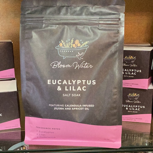 Eucalyptus and Lilac salt soak