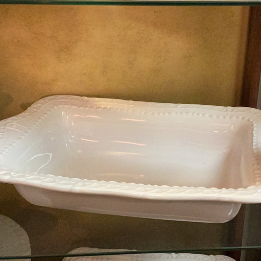 Pottery large baking dish