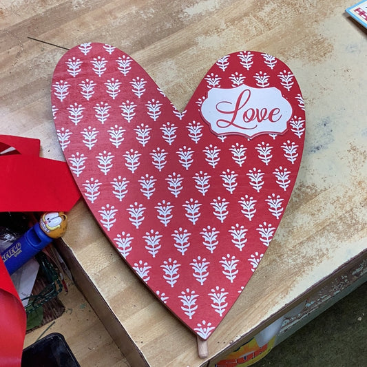 Love heart topper