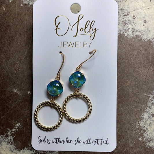 O lolly earring