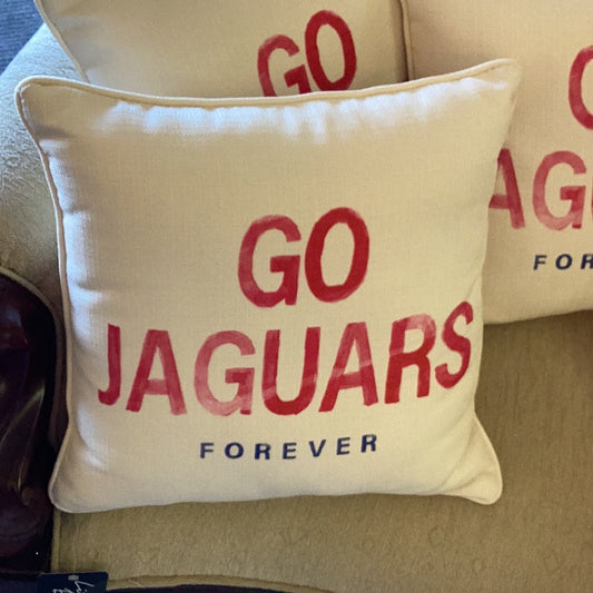 “Go Jaguars” Pillow