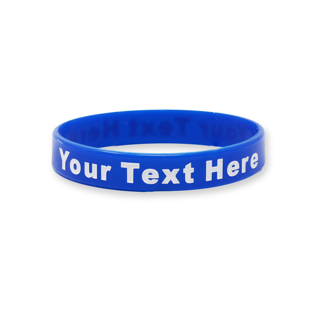 200 Pack - Solid - Custom Ink Injected Silicone Wristbands